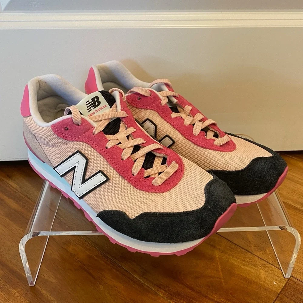 New Balance 515v3 Women’s Pink and Black Sneakers Size 10 - Picture 1 of 7